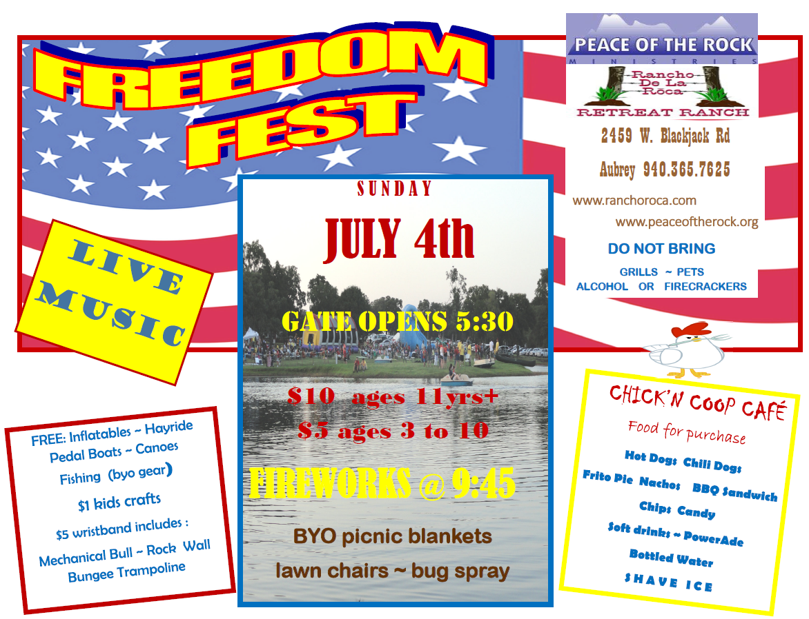 Freedom Fest Flyer 2021