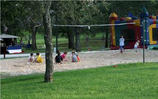 Bounce House and Children's Playground